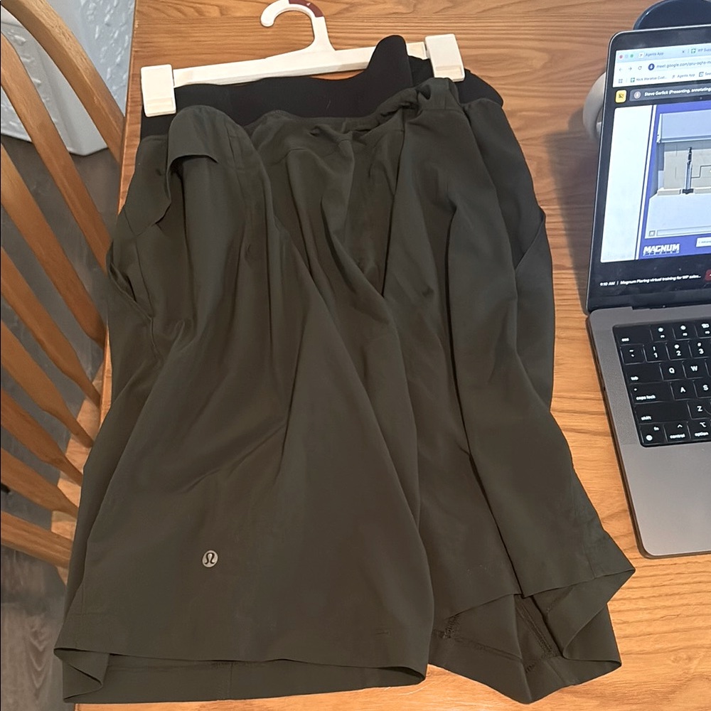 Lululemon Green Shorts